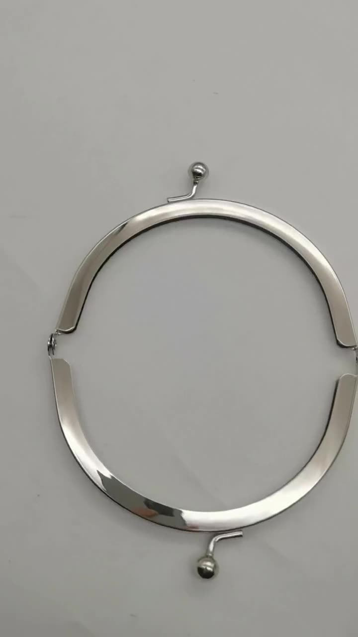 Bag Handles Metal Buckle Half Circle Purse Frame Hand Pull O Ring Hook DIY Luggage Parts Hardware Accessories-74