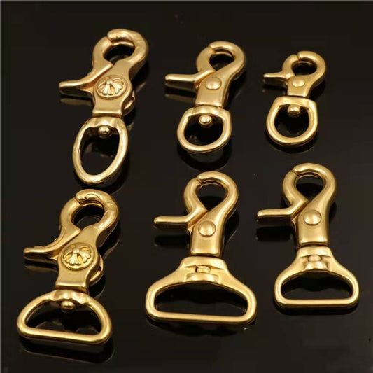 Factory Supply Quality Solid Brass Swivel Snap Hook Buckle for Bag/Pet Accessories