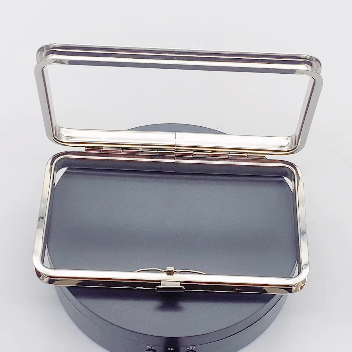 Luxury Metal Clutch Frame 11.8*6.8CM Nickel Popular Evening Bag Frame-97