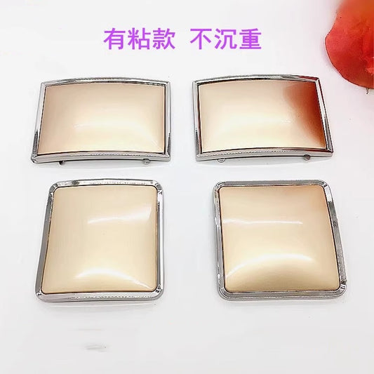 Square zinc alloy simple and elegant shoe buckle for women's shoes-116