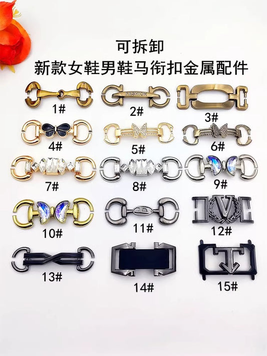 Metal Chain Decoration Shoes & Components for Slippers and Sandals Usage-33