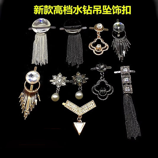 Gold Silver Tassel Fringe for handbag and shoes-96