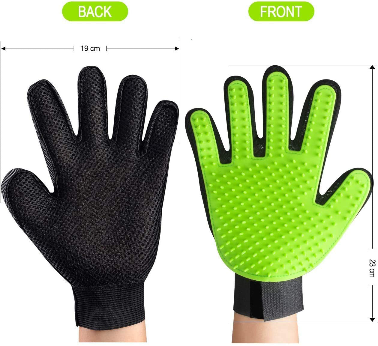 Factory Pet Grooming Gloves Combing Clean Hair Remover Glove Silicone Cats Brush Comb Five Finger Deshedding Dog Gloves-105
