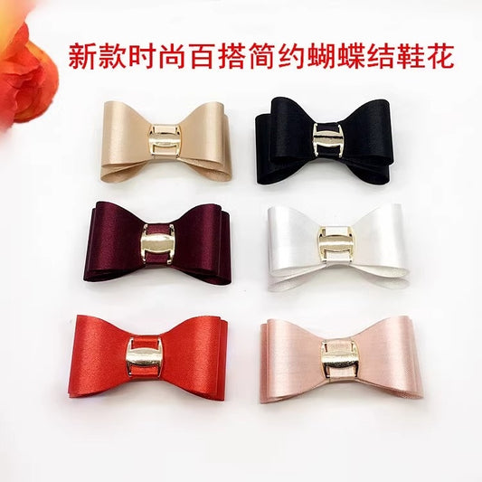 Whole Sale Manual Textile Flower for Woman Shoes-125