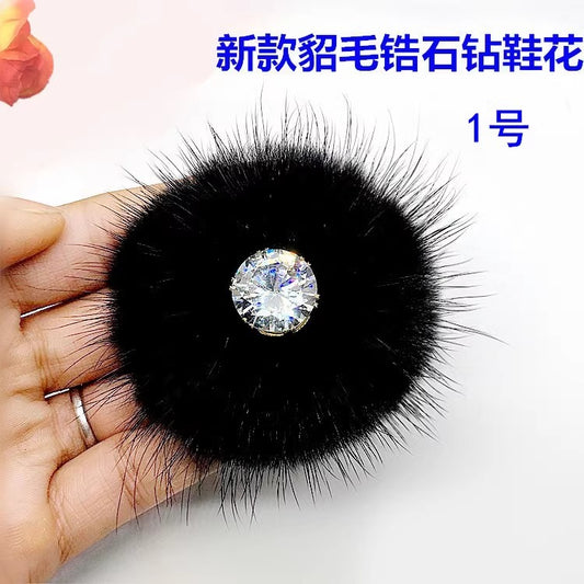 Imitation Raccoon Fur Ball Clothing Shoe and Hat Accessories-139