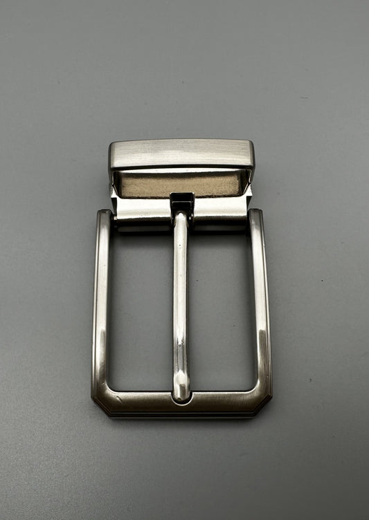 Factory Wholesale Men's Reversible Belt Belt with Custom Logo 3.5CM Rotary Pin Buckle 35mm Siz  Customizable Zinc Alloy Material-2