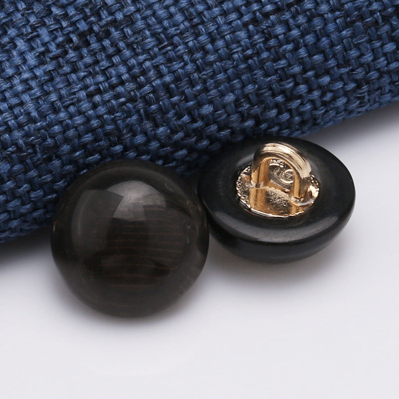 Hot Selling Round Button Pearl, Plastic Pearl Button-214