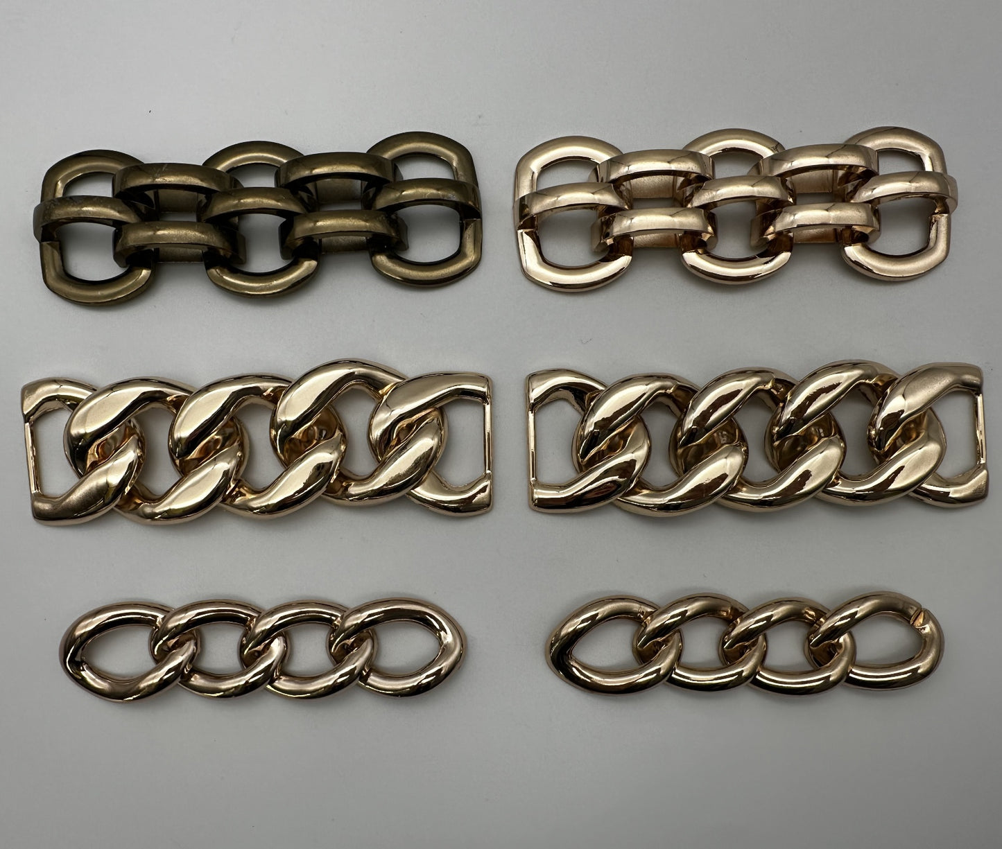 Factory Wholesale Hardware Crafts Chain Buckle Gold Metal Horse Bit Shoe Buckles-22