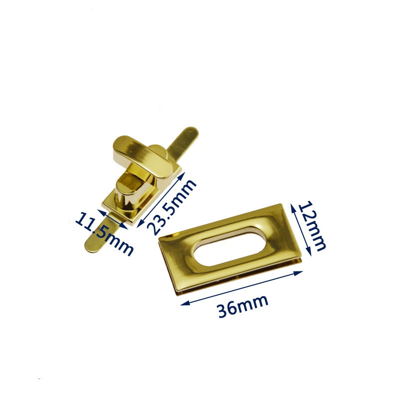 High End Bag Hardware Metal Turn Twist Lock For Handbags-23