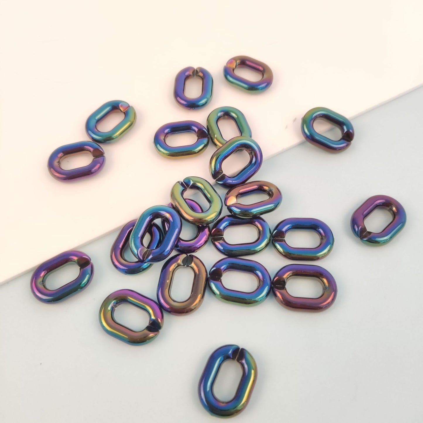 Colorful Clear Replacement Chunky Plastic Chain Strap Acrylic Resin Chain for Bags