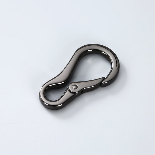 Zinc alloy multifunctional mountaineering buckle 8-shaped gourd spring keychain outdoor sports card hook-24