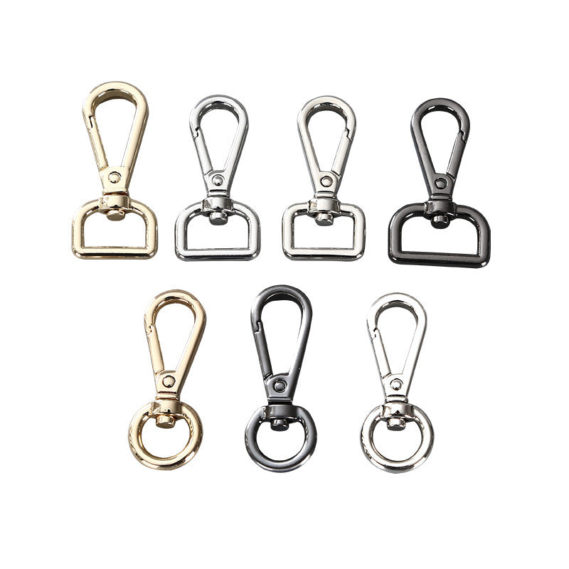 High-Grade Women's Bag Hardware Accessories Factory Direct Explosion Buckle Hook Metal Plate Dog Buckle for Luggage-25