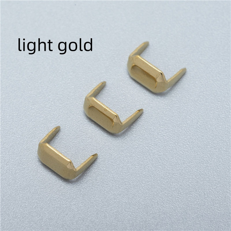 8mm High Quality for leather Metal solid brass fastening nail-26
