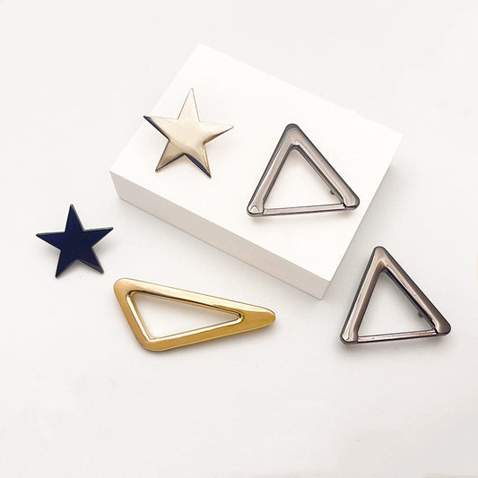 Fashion Bag Hardware Accessories Zinc Alloy Triangle Ring Buckle For Decorative Handbag Buckle Shoe Clothing Accessories-27