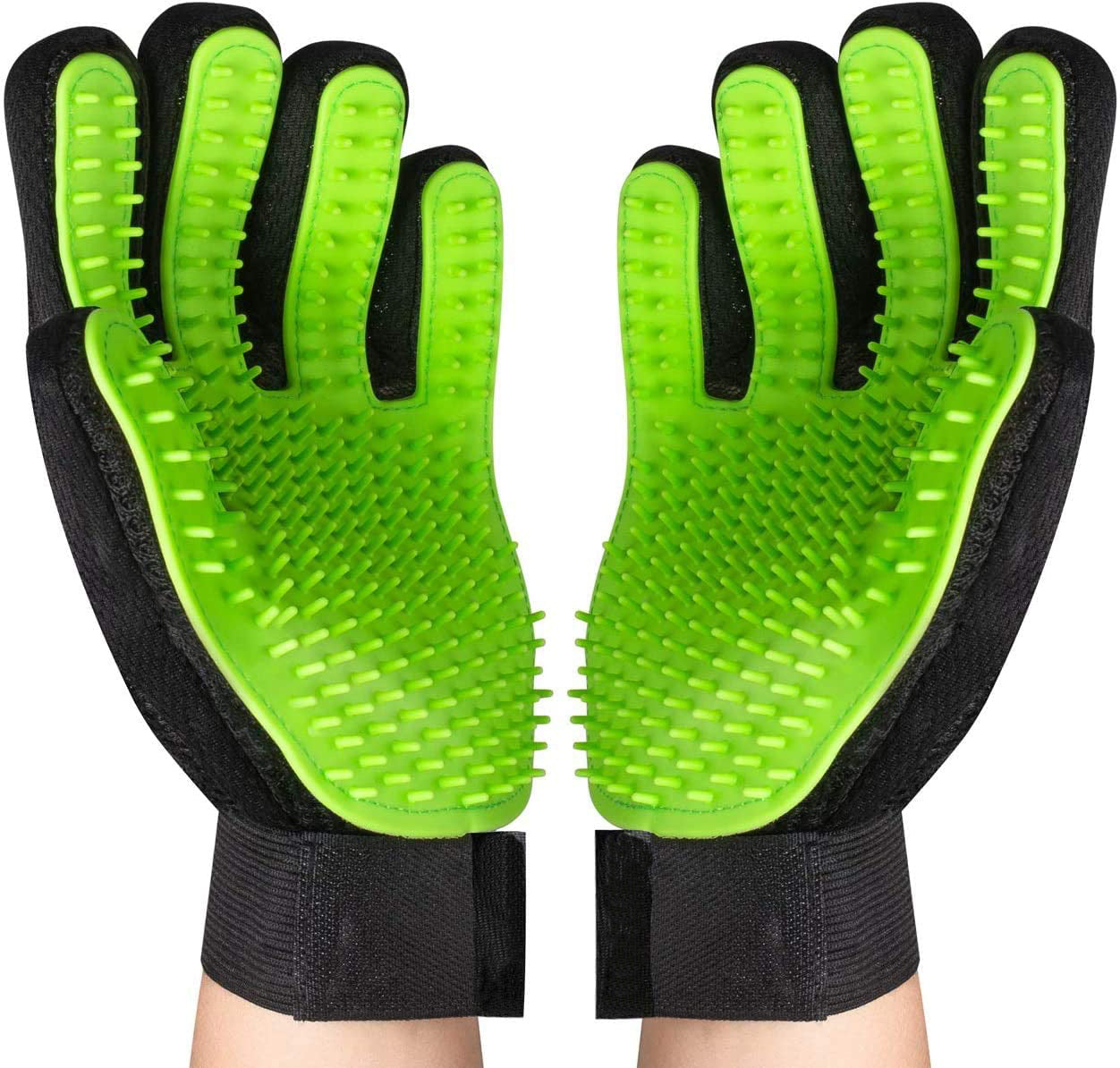 Factory Pet Grooming Gloves Combing Clean Hair Remover Glove Silicone Cats Brush Comb Five Finger Deshedding Dog Gloves-105