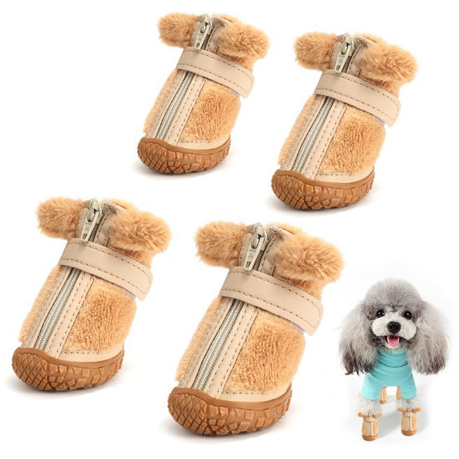 Waterproof Reflective Dog Shoes Large Medium Dogs Winter Snow Hiking Booties Paw Protectors Hardwood Floors Hot Pavement-37