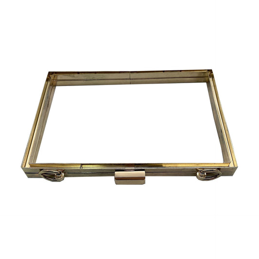 square Kiss Lock Box Frame Clutch Frame Bag Accessories Gold Purse Frame for Evening Bags-29