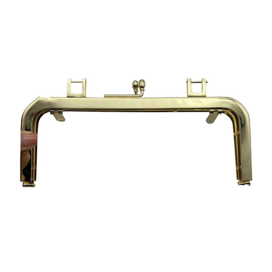 Wholesale 19*8.5cm Gold square Kiss Lock Clasp Purse Frame Hardware Bag Accessories for Handheld Bags-52