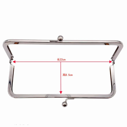 22*8.3cm Metal Clasp Purse Frame for Clutch Bags-22
