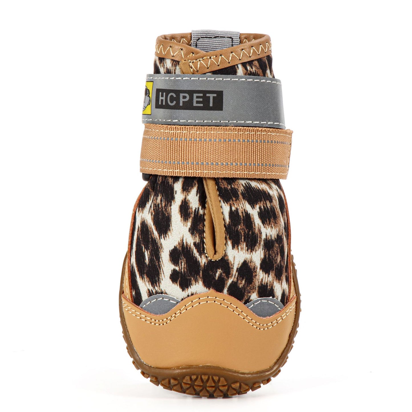 Fashion Designer Leopard Print Pet Shoes Large Dog Shoes Winter Waterproof Dog Shoes-94
