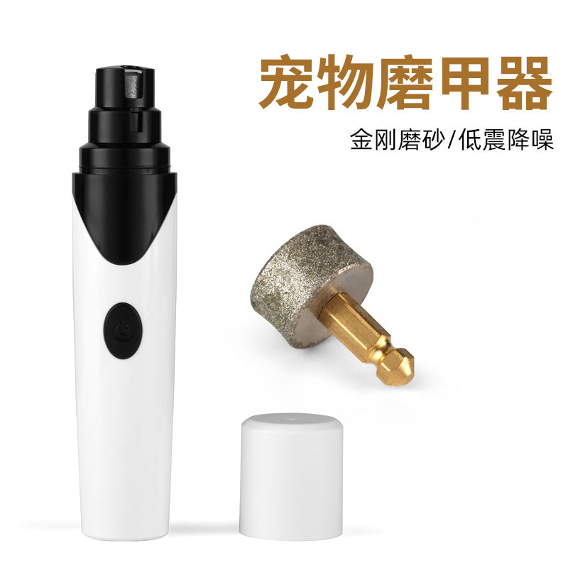 Cheap Good Price Portable Electric Rechargeable Pet Dogs Cats Nail Polisher Device-123