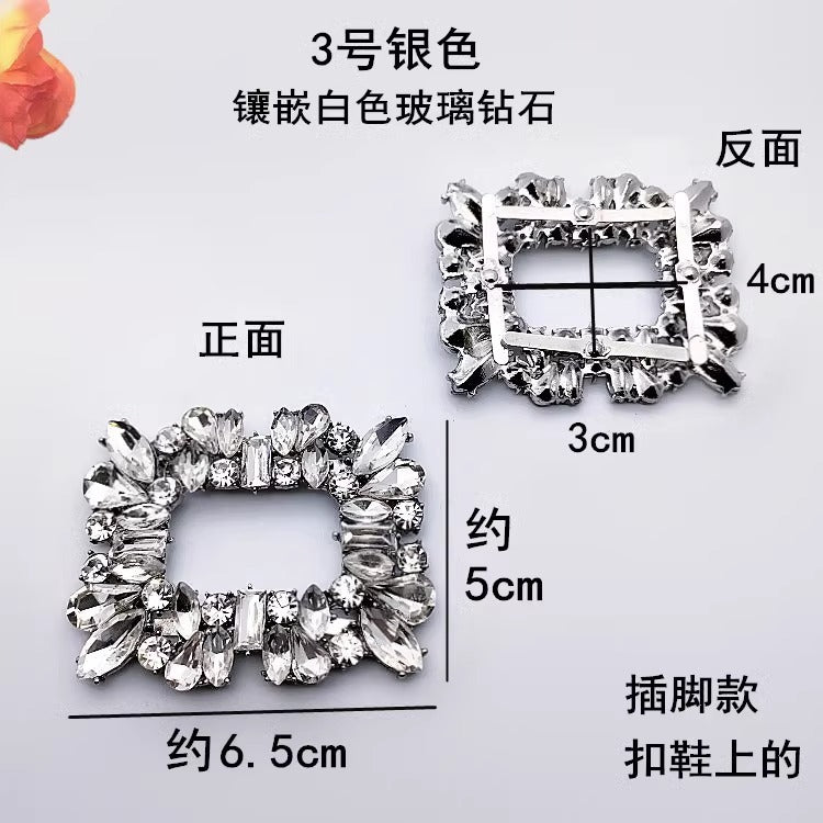 Hot Sale Ladies Upper Decorative Buckle Metal Wholesale for Women's High Heels Shoe-141