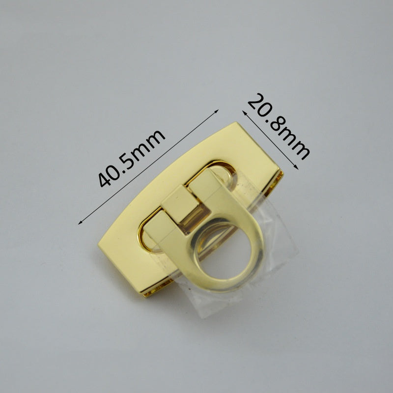 Alloy Folding Lock Push Lock Clasp spring lock Tiny Bag Luggage Purse Leather Craft Closure DIY Hardware Accessories-30