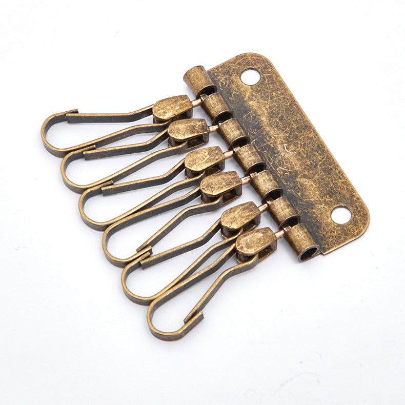 Wholesale 6 Hooks 8 Hooks Keychain Metal Key Holder For Wallet-31