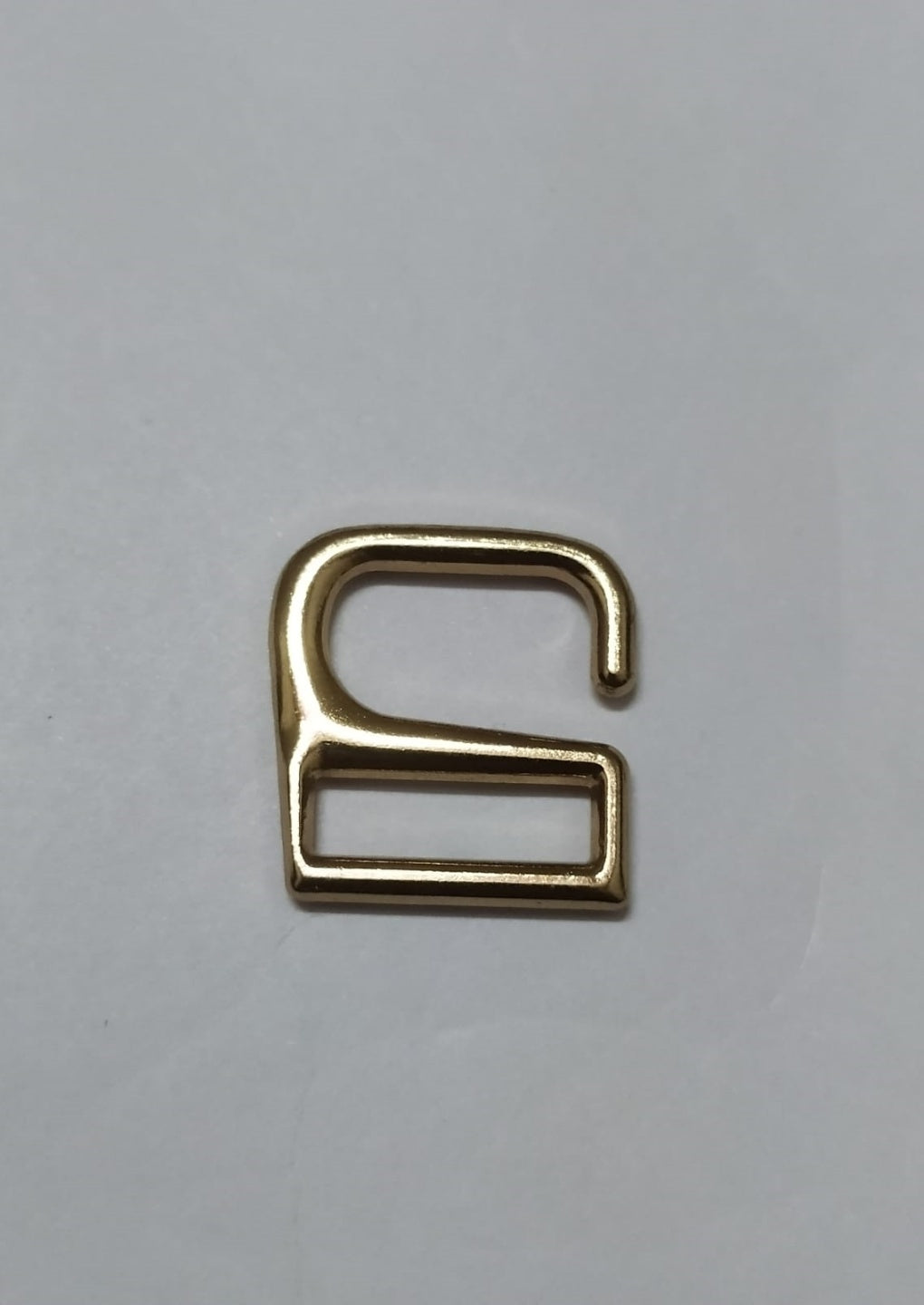 Gold plated double ring metal shoe buckle-31