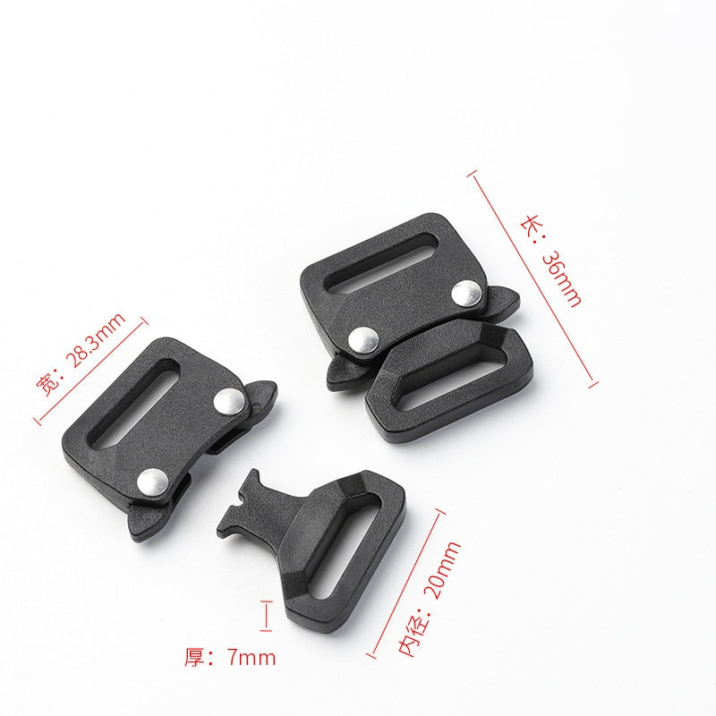 Webbing detach plastic buckle for Luggage travel outdoor sports bags buckle accessories-32