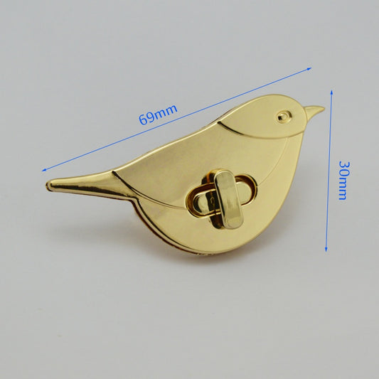 Bag hardware lock Bird screw lock Bag hardware lock antique sweep color-33