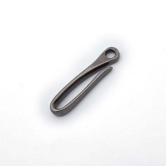 Zinc Alloy U Shape Hook Belt clip hook Pocket Clip Holder with Ring