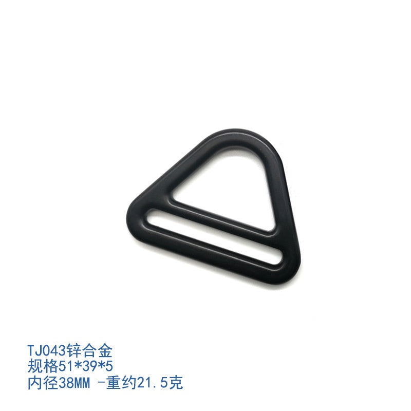 wholesale black 20mm-50mm triangle dog collar metal buckle-35