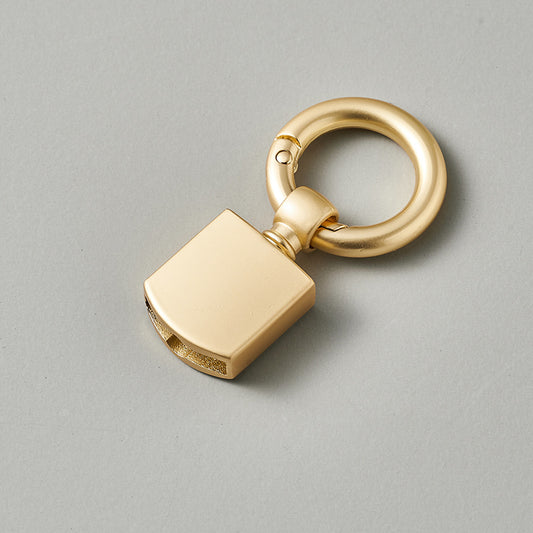 Top rotatable Metal Car Keychain Key Ring Holder Custom Logo Leather Keychain Holder Accessories Decorative Key Fob Hardware-36