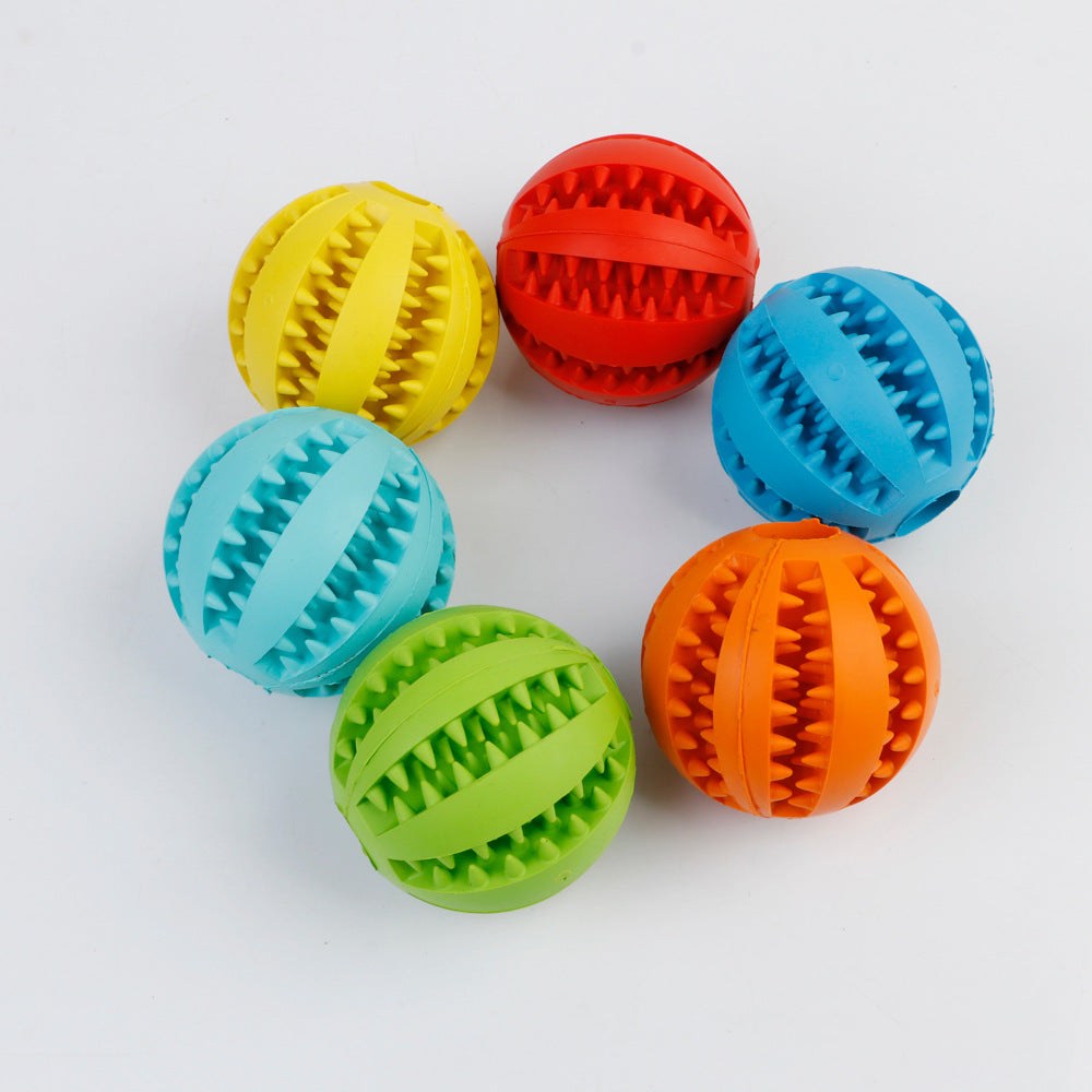 Custom Natural Indestruct Clean Teeth Interactive Pelota Para Perro Pet Dog Play Training Toy Add Food Tough Chew Rubber Ball-30