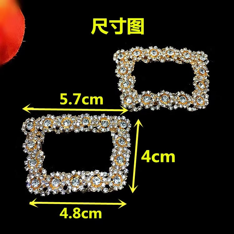Luxury Shoe Decoration Accessories Women's High Heels Decorative Buckle Support Customized Size-94