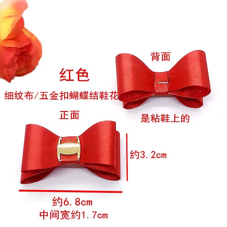 Whole Sale Manual Textile Flower for Woman Shoes-125