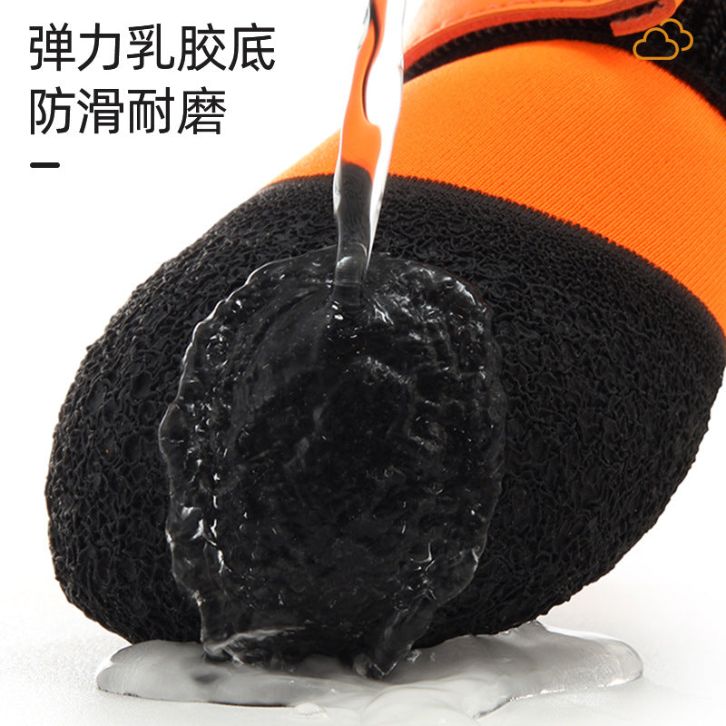 2025 Latest Design Multicolor Wetsuit Fabric Waterproof Warm Anti-slip Small Middle Size Pet Dog Shoes Booties-11
