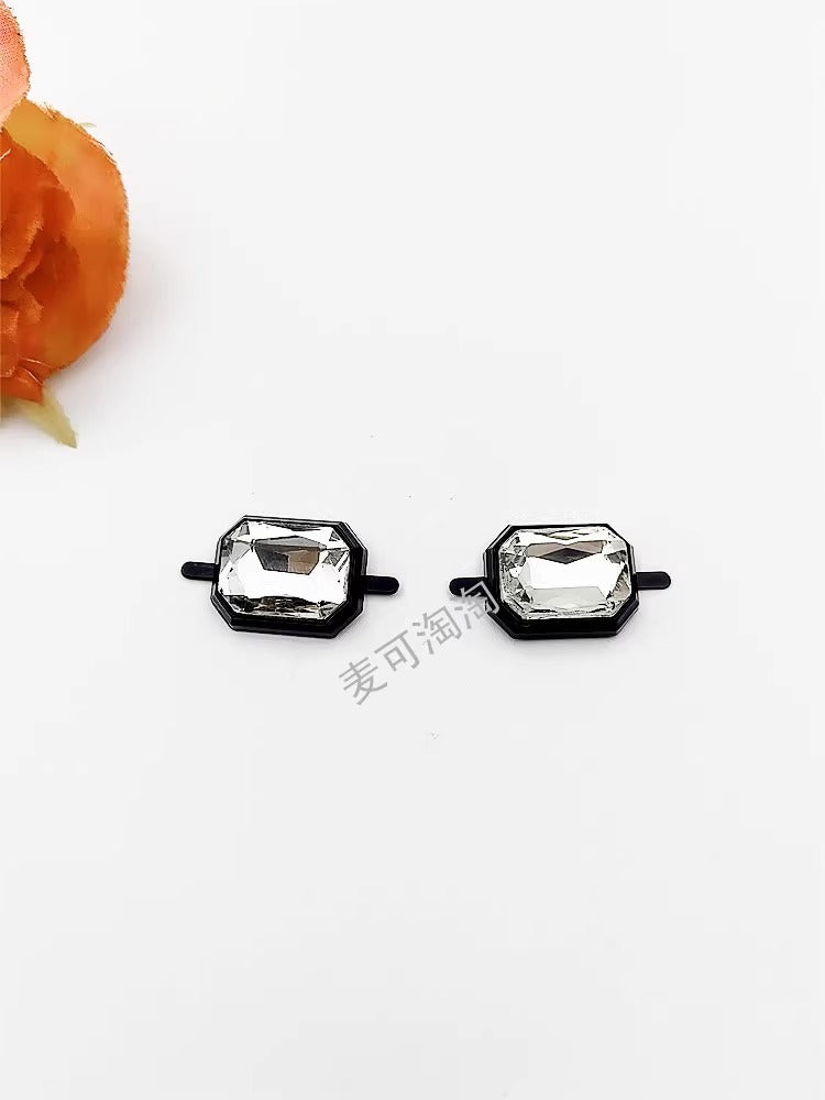 Rhinestone shoe buckles for high heels boots and bags-44