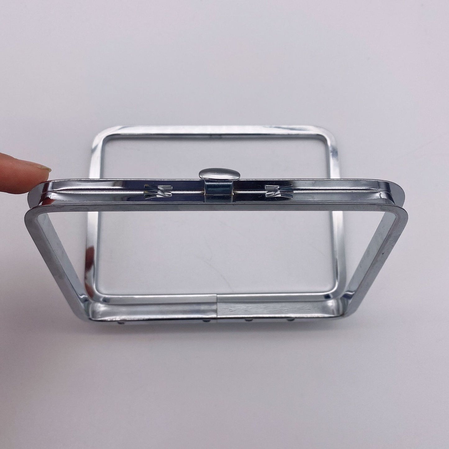 Luxury Metal Clutch Frame 11.8*6.8CM Nickel Popular Evening Bag Frame-97