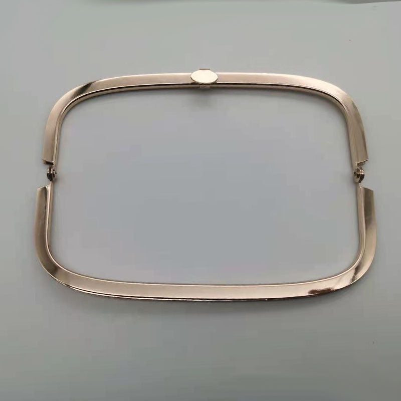 Metallic Frame Handbag Accessories Handle Diy Bronze Color Optional Bead Head Color-95