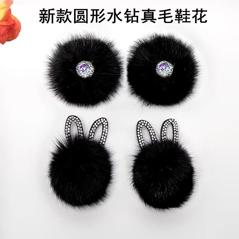 Imitation Raccoon Fur Ball Clothing Shoe and Hat Accessories-139