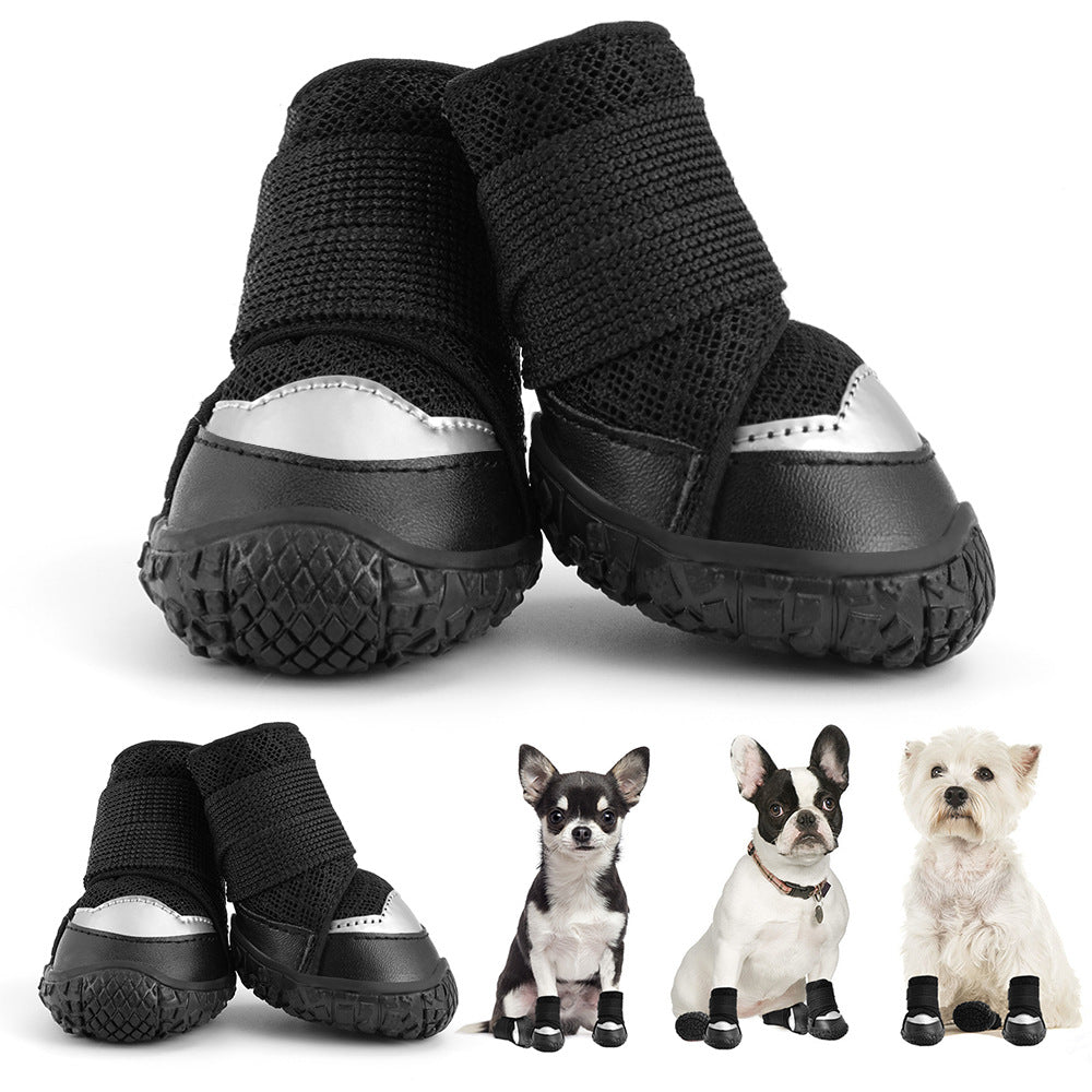 New Arrivals Breathable Waterproof Puppy Shoes Outdoor Dog Sneaker Anti slip Durable Pet Dogs Shoes for Small to Medium-sized-10