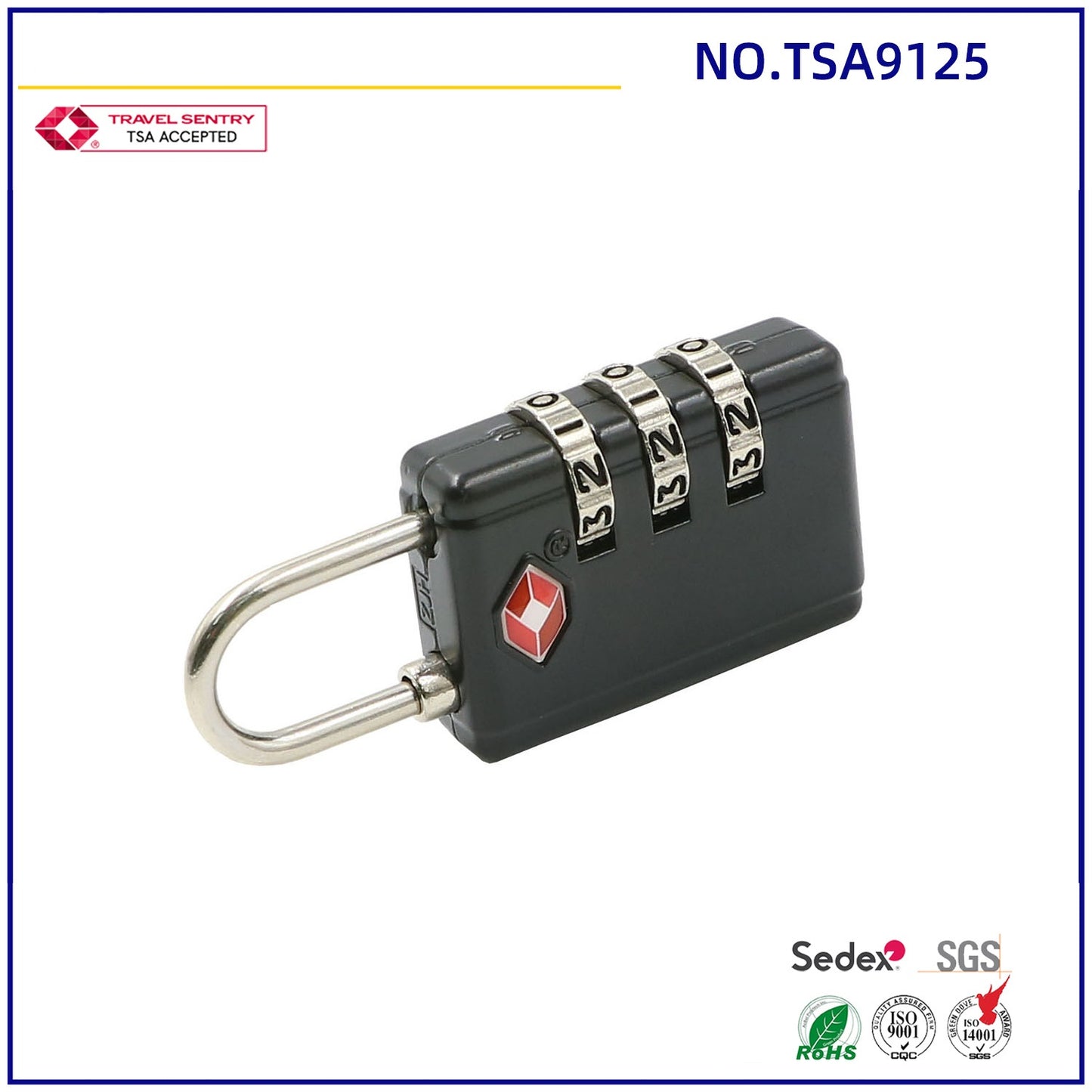 TSA Padlock multi-purpose multi-color security Anti-theft fitness File cabinet password lock-4