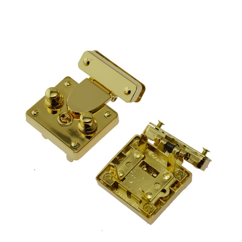 The zinc alloy press lock for the purse and box with light gold color in stoct wholesale-40