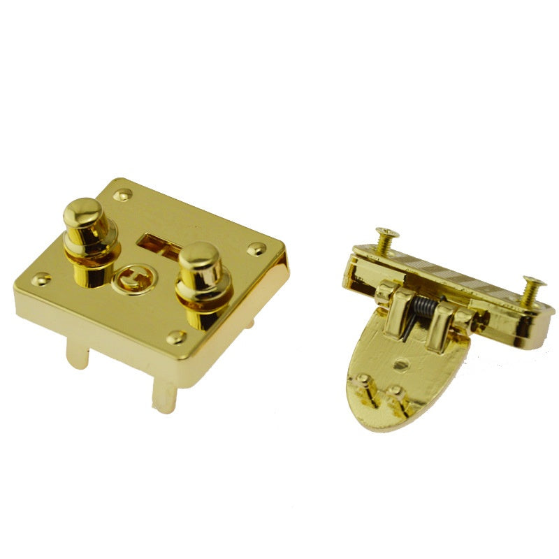 The zinc alloy press lock for the purse and box with light gold color in stoct wholesale-40