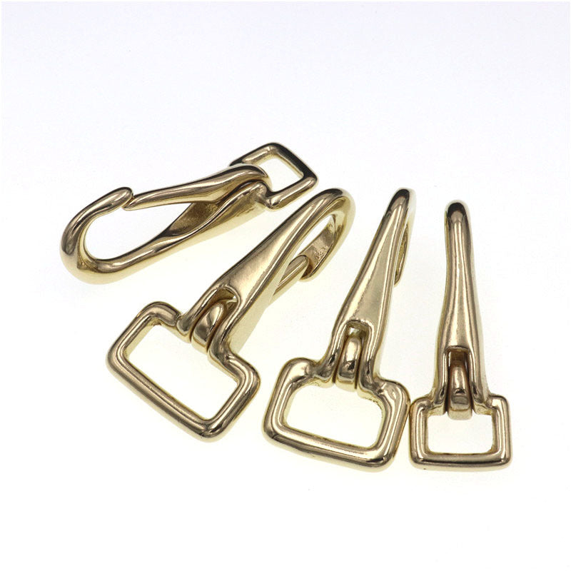 14mm 15mm 25mm Spring Snap Hook for Handbag Chains Brass Metal Hardware for Bags Trigger Snap-41