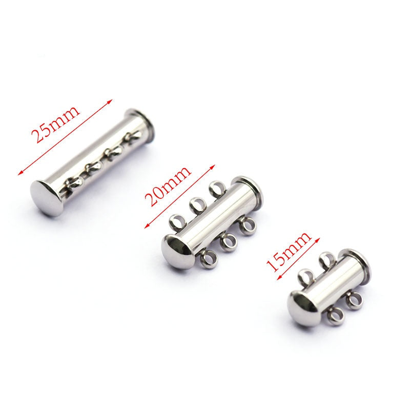 Personality Stainless steel jewelry clasp accessories Bracelet necklace double-breasted Wholesale-42
