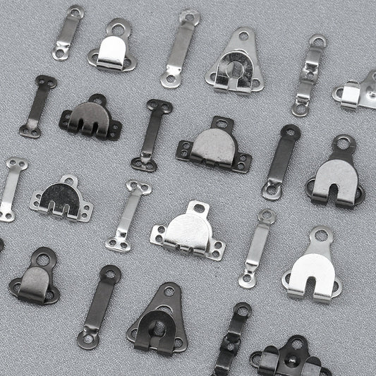 High Quality Brass Buttons Metal Buckles Trousers Hook And Bar For Pants-44