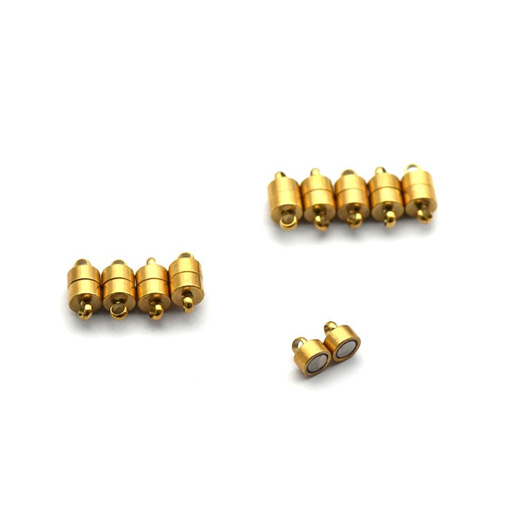 Wholesale Cylindrical Shape Copper   Plated Connectors Beaded Bracelet Jewelry Clasp Jewelry Accessories-45
